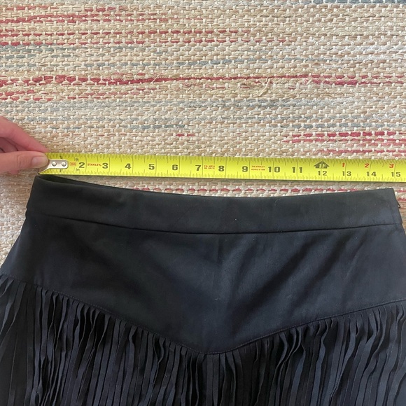 ALYA NWT faux suede fringe mini skirt - Picture 7 of 8